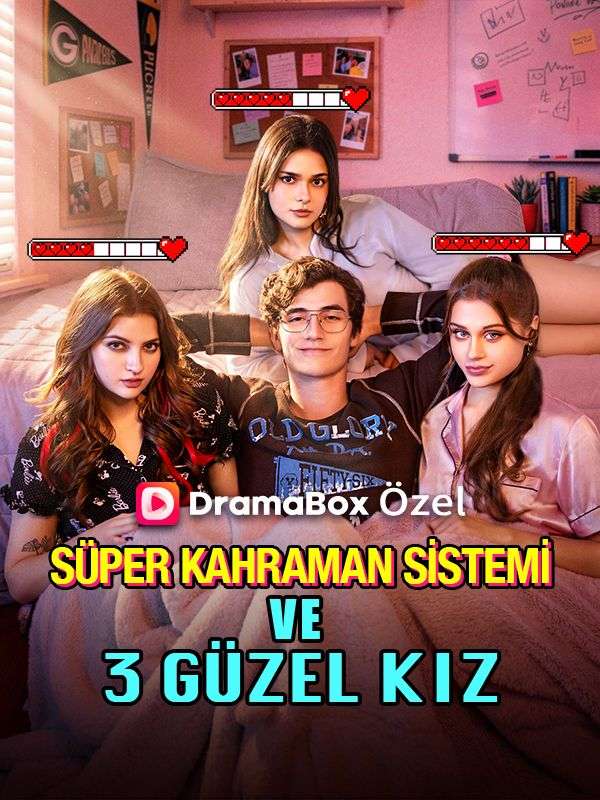 Süper Kahraman Sistemi ve 3 Güzel Kız poster